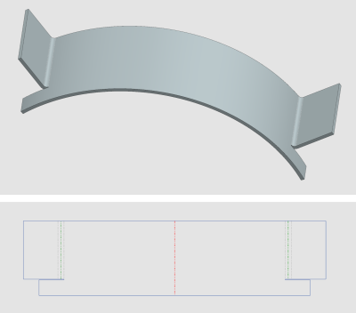 Works perfectly in NX. Modeled it exactly as you did (for curiosity), no problems (and no problems when done in a number of different modelling methods either).